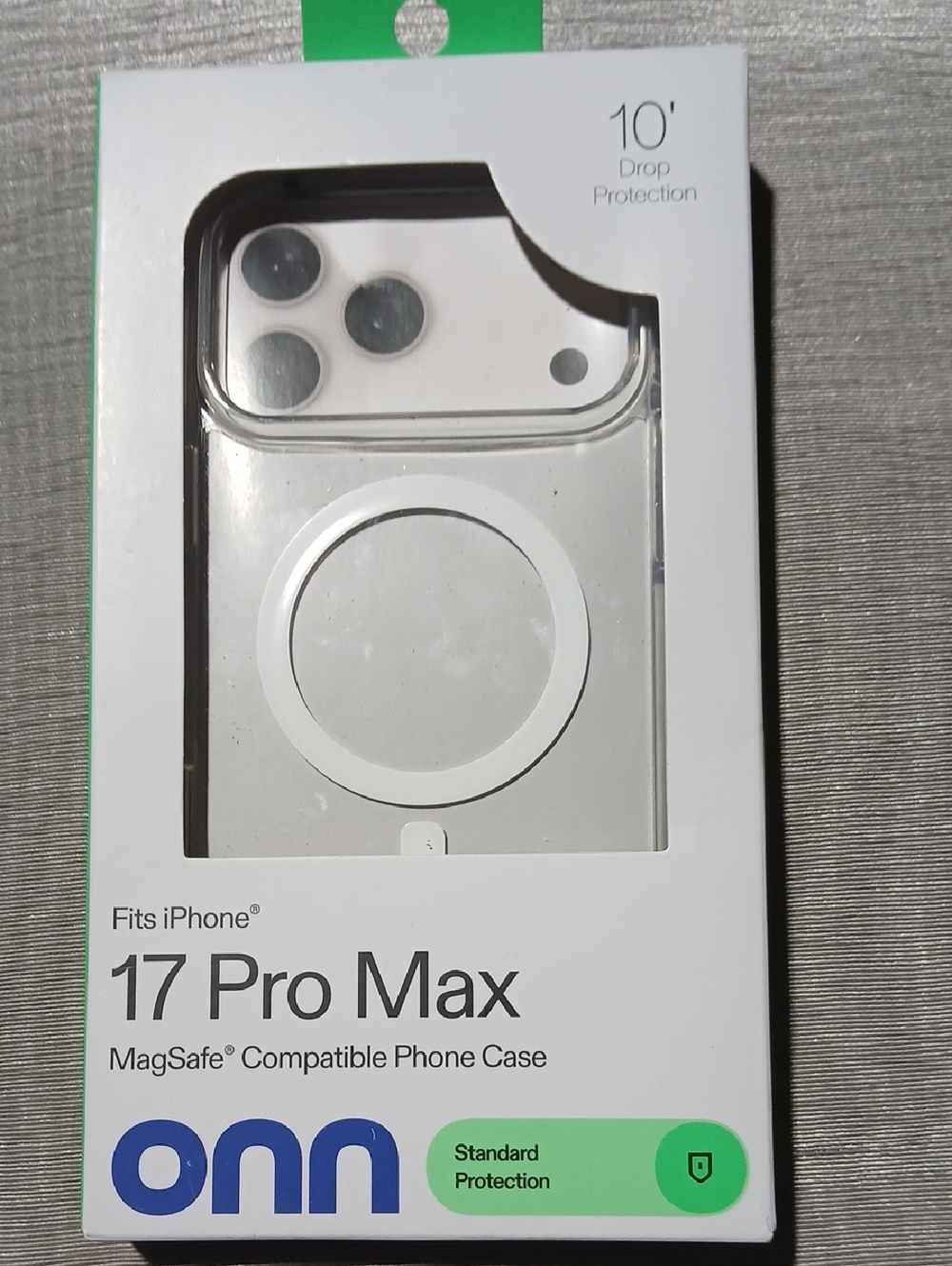 On Running Clear MagSafe Phone Case with White MagSafe Ring